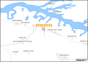 map of Progress