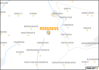 map of Progress