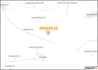 map of Progress