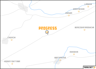 map of Progress