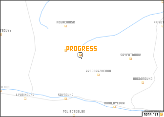 map of Progress