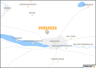 map of Progress