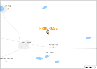 map of Progress