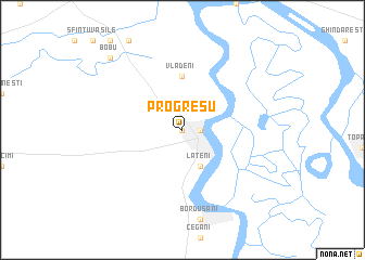 map of Progresu