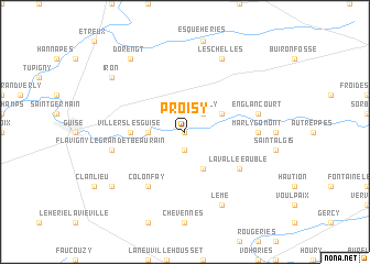 map of Proisy