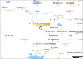 map of Prokazovo