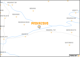 map of Prokazovo