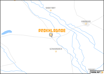 map of Prokhladnoe