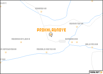 map of Prokhladnoye