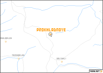 map of Prokhladnoye