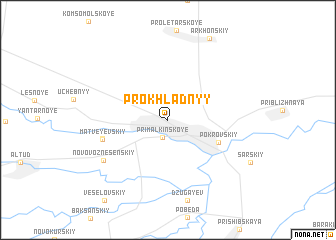 map of Prokhladnyy