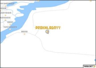 map of Prokhladnyy