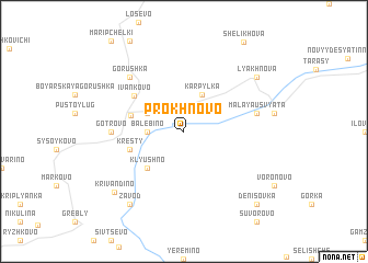 map of Prokhnovo