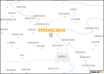 map of Prokhochevo