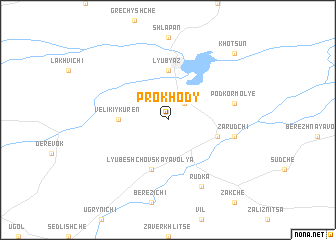 map of Prokhody