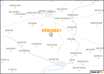 map of Prokhody