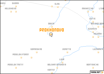 map of Prokhonovo