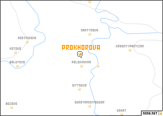 map of Prokhorova