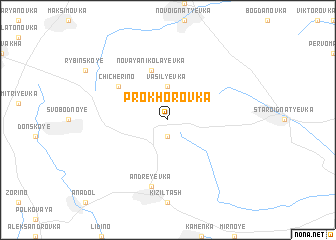 map of Prokhorovka