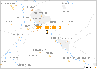 map of (( Prokhorovka ))