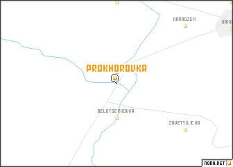 map of Prokhorovka