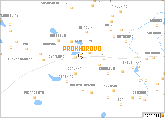 map of Prokhorovo