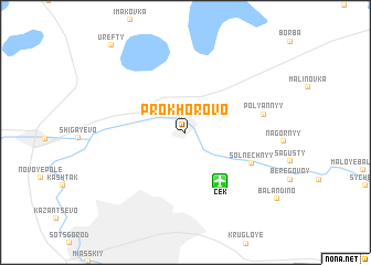 map of Prokhorovo