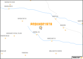 map of Prokhoryata