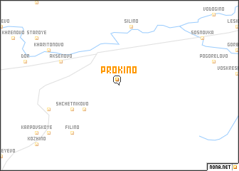 map of Prokino
