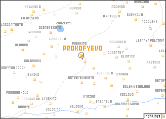 map of Prokof\