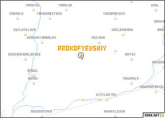 map of Prokof\