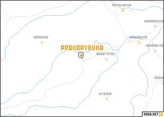 map of Prokop\