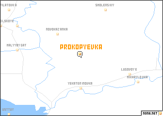 map of Prokop\