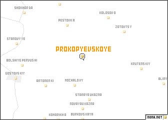 map of Prokop\