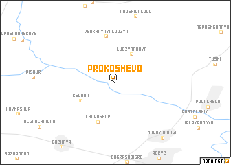 map of Prokoshevo