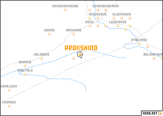 map of Prokshino