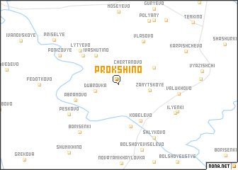 map of Prokshino