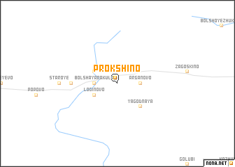map of Prokshino