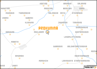 map of Prokunina