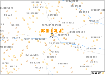 map of Prokuplje