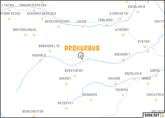 map of Prokurava