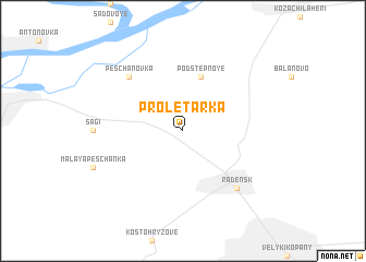 map of Proletarka