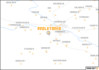 map of Proletarka