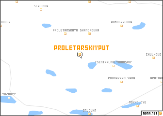 map of Proletarskiy Put\