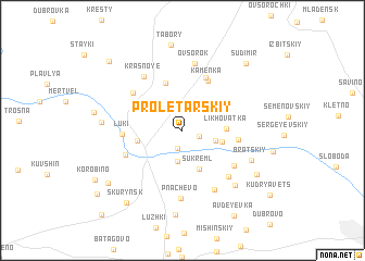 map of Proletarskiy