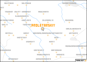 map of Proletarskiy