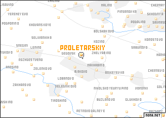 map of Proletarskiy