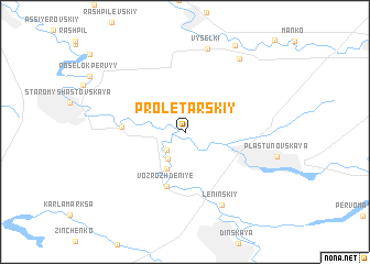 map of (( Proletarskiy ))