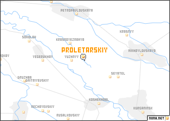 map of Proletarskiy