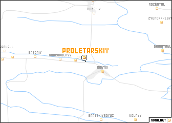 map of Proletarskiy